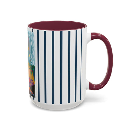 Art Deco Christmas Elegance Colorful Mugs (11oz, 15oz)