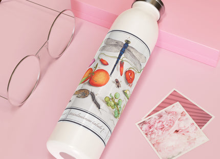 Natural History Ensemble, No. 7 by Anselmus Boëtius de Boodt Slim Water Bottle
