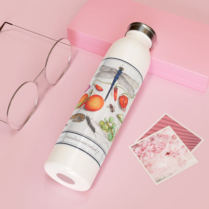 Natural History Ensemble, No. 7 by Anselmus Boëtius de Boodt Slim Water Bottle