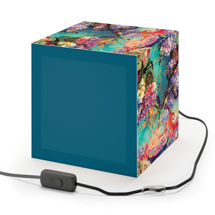 Golden Wisteria Symphony Light Cube Lamp