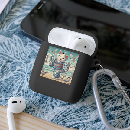 Geisha Kitten by the Seaside AirPods and AirPods Pro Case