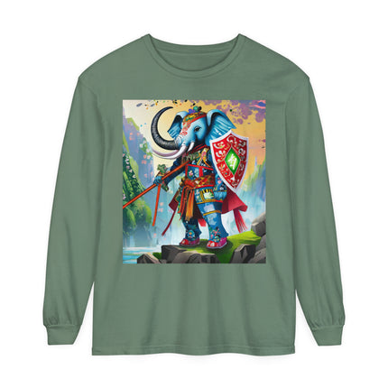 Cyberpunk Elephant Long Sleeve T-Shirt