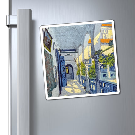 Gallery of a Moroccan Riad by George Gaudion Magnet (3 Sizes)