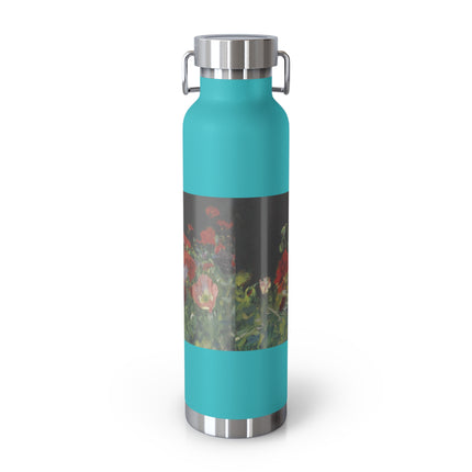 Poppies (A Study of Poppies for Carnation, Lily, Lily, Rose) by John Singer Sargent Copper Vacuum Insulated Bottle, 22oz