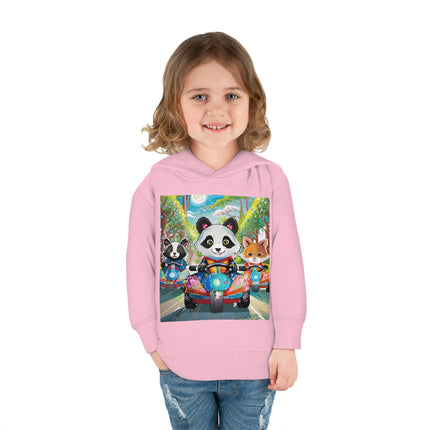 Bumper Car Bonanza Toddler Pullover Fleece Hoodie