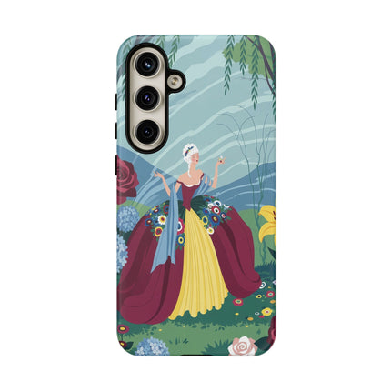 🌹🌿 The Willow Garden Promenade Phone Case – Art Deco Floral Elegance