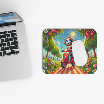 The Traveling Robot Mouse Pad – Adventure, Curiosity & Playful Discovery