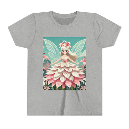 Lily Fairy in Bloom Youth Short Sleeve Tee