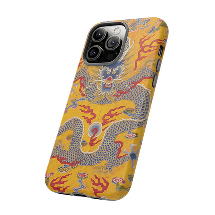 Majestic Dragon Regalia – Imperial 12-Symbol Robe Phone Cases