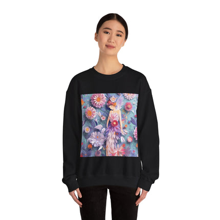 Aster Fairy Unisex Heavy Blend™ Crewneck Sweatshirt