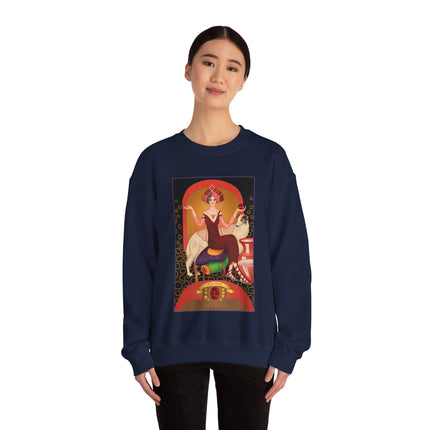 January & Garnet (from the Gem Series) by Sofia Chiostri Heavy Blend™ Crewneck Sweatshirt