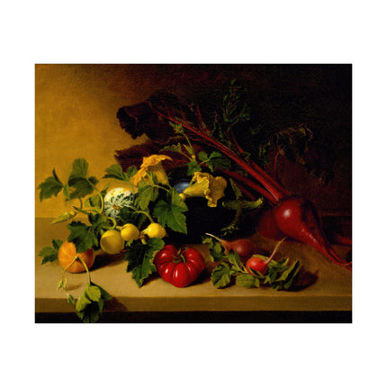 Still Life with Vegetables by James Peale Matte Horizontal Posters
