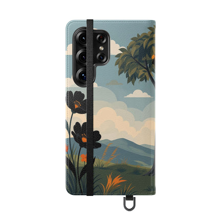 🌳🌺 The Ladies Of The Garden Swing Flip Case – Art Deco Floral Adventure