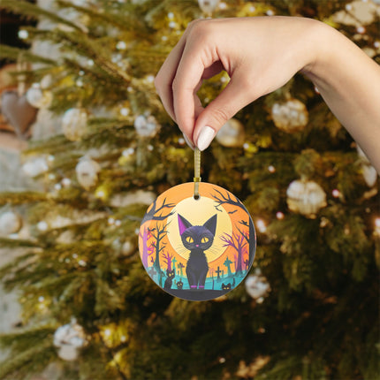 Phantom Parade Glass Ornament