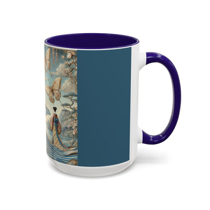 Butterfly Empress Colorful Mug – Graceful Butterflies & Timeless Elegance