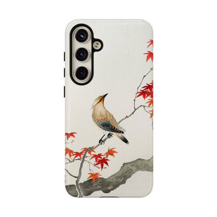Japanese Bird on Maple by Ohara Koson Phone Cases