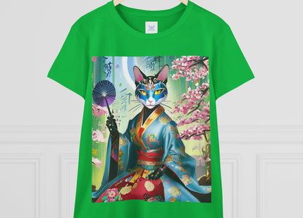 Cyberpunk Geisha Cotton Tee