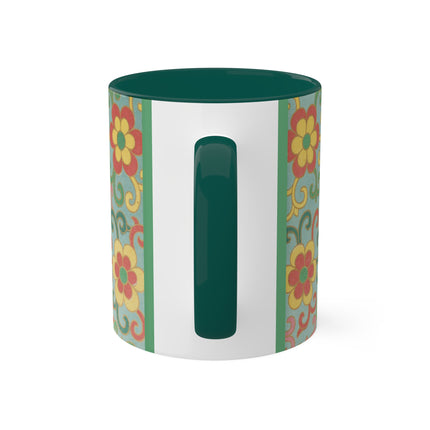 Examples of Chinese Ornament, Pl.09 by Owen Jones Colorful Mugs, 11oz