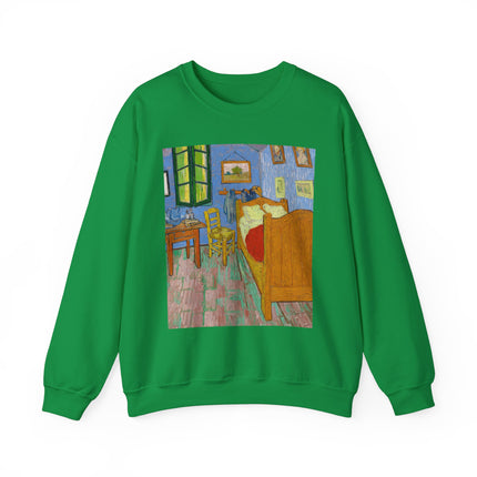 The Bedroom by Vincent van Gogh Heavy Blend™ Crewneck Sweatshirt