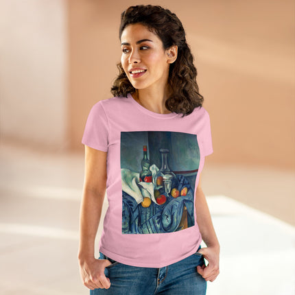 The Peppermint Bottle by Paul Cézanne Women's Midweight Cotton Tee