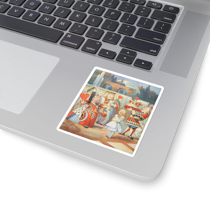 “Off with her head! Off with—" by Sir John Tenniel Kiss-Cut Stickers (4 Sizes)