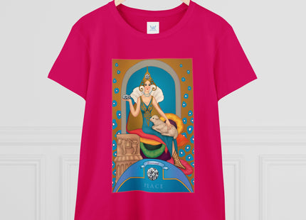 April & Diamond (from the Gem Series) by Sofia Chiostri Women's Midweight Cotton Tee
