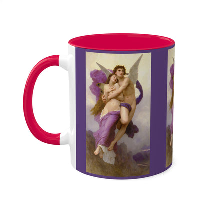 The Abduction of Psyche by William Bouguereau Colorful Mugs, 11oz