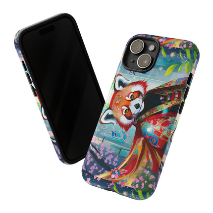 Cybernetic Red Panda Phone Cases