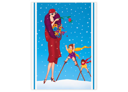 Snowfall & Couture Ceramic Tile