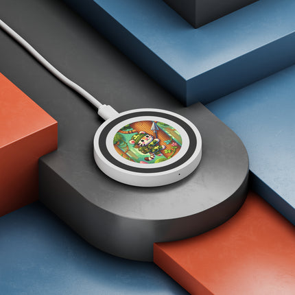 Stealthy Stripes Quake Wireless Charging Pad