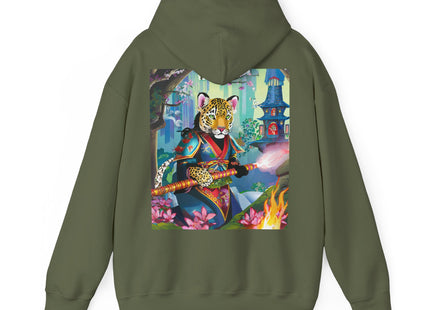 Cyberpunk Leopard – Heavy Blend™ Hooded Sweatshirt