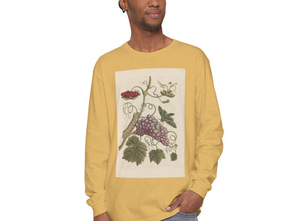 Botanical Pl.49 by Maria Sibylla Garment-dyed Long Sleeve T-Shirt