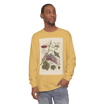 Botanical Pl.49 by Maria Sibylla Garment-dyed Long Sleeve T-Shirt