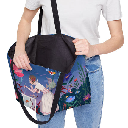 🐠🌸 The Enchanted Aquarium Garden Weekender Tote Bag – Art Deco Underwater Fantasy