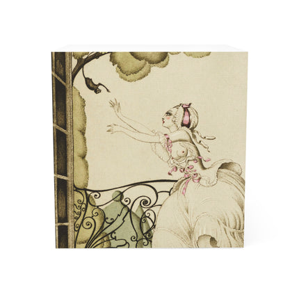 Sur talons rouges (On Red Heels) pl 02 by Gerda Wegener Note Cube