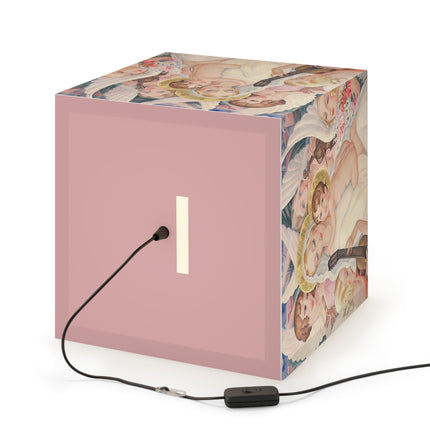 Madonna with Child Surrounded by Musical Angels Light Cube Lamp