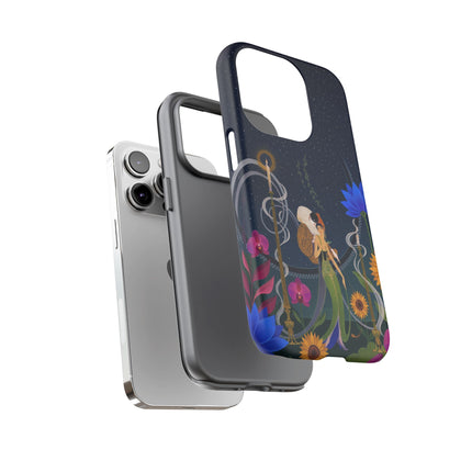 🌙🕯️ The Lady Of The Midnight Garden Phone Case – Art Deco Nocturne