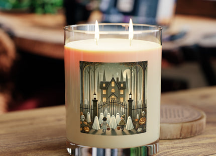 Ghostly Welcome – A Halloween Night Scented Candle - Full Glass, 11oz