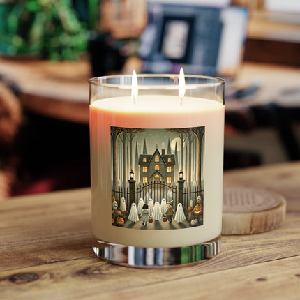 Ghostly Welcome – A Halloween Night Scented Candle - Full Glass, 11oz