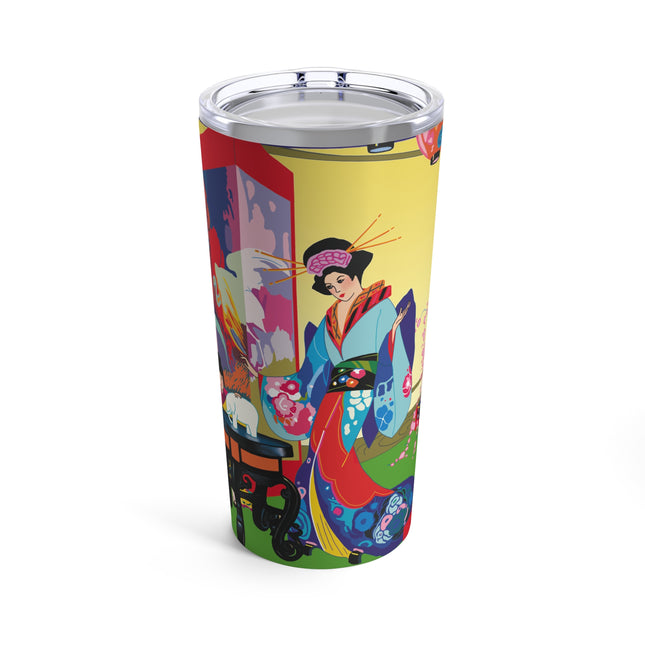 A Timeless Journey by Umberto Brunelleschi Tumbler 20oz