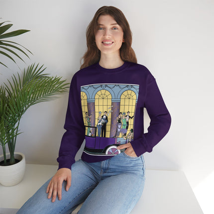 Au Revoir by George Barbier Heavy Blend™ Crewneck Sweatshirt