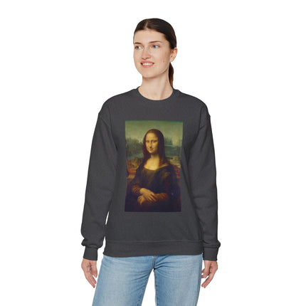 Mona Lisa by Leonardo da Vinci Unisex Heavy Blend™ Crewneck Sweatshirt