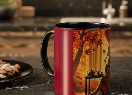 Theatrical Harvest Rabbit Colorful Mugs (11oz, 15oz)