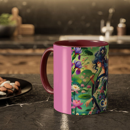 Fairy of the Koi Pond Colorful Mugs (11oz, 15oz)