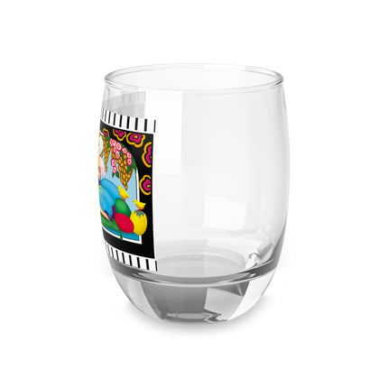 Blooms and Chicks Whiskey Glass