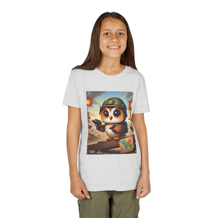 Owl on the Front Lines Youth Short Sleeve Tee