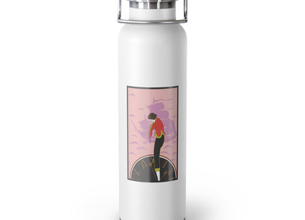Woman Waiting for her Beloved at 1:59 by Kobayashi Kaichi Copper Vacuum Insulated Bottle, 22oz