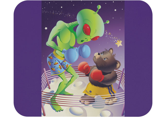 Cosmic Clash Mouse Pad, Rectangle