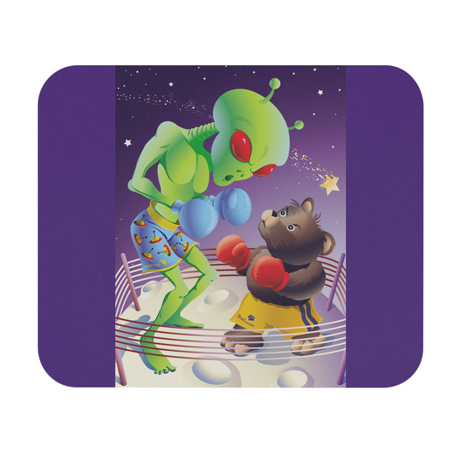 Cosmic Clash Mouse Pad, Rectangle