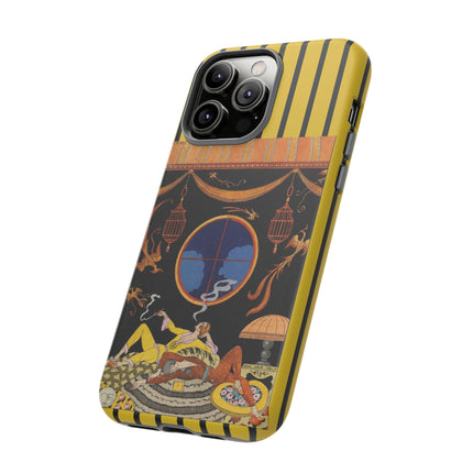 Falbalas et fanfreluches La paresse (Laziness) by George Barbier Phone Cases